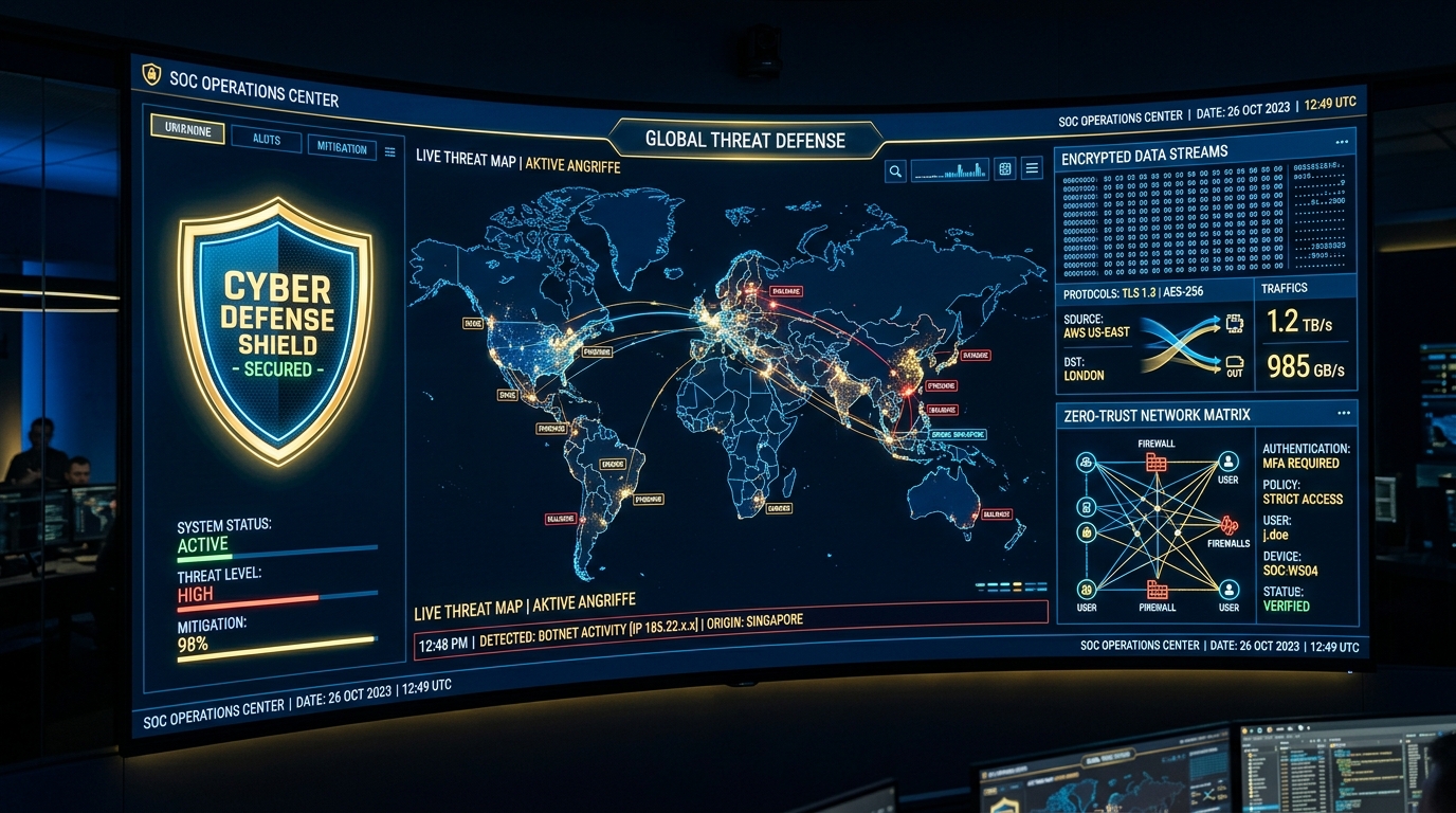 Cybersecurity SOC Shield Operations