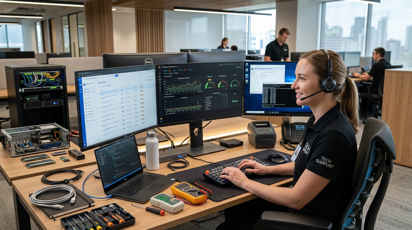IT Support Services Technician Workstation
