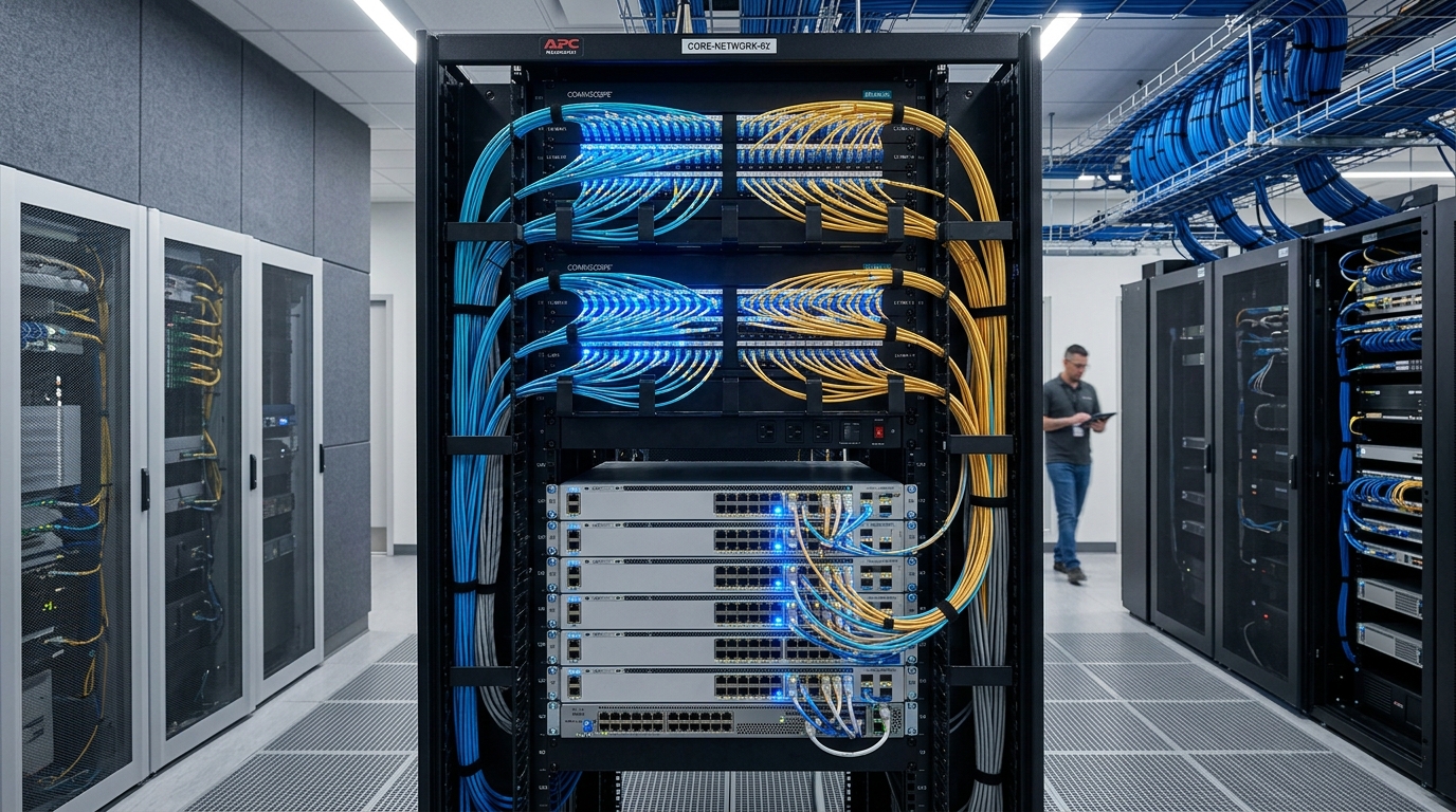 Network Infrastructure Cabling and Switches